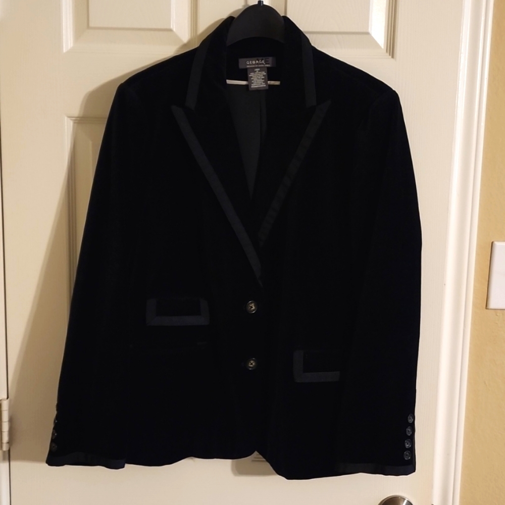 Mark Eisen Velour Blazer Size 15